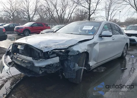 2018 Mercedes-Benz S 450 4Matic из США, поврежденный, VIN WDDUG6EB5JA348792